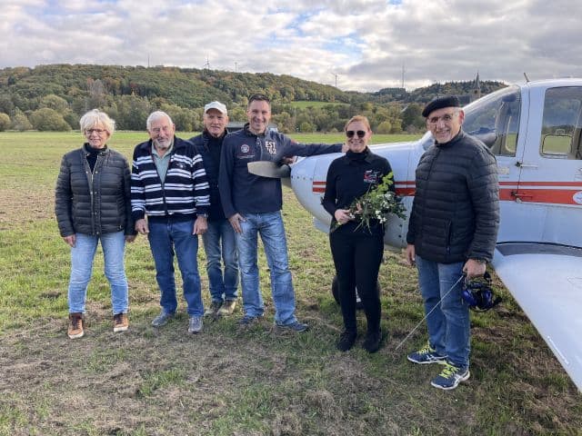 Erster Alleinflug auf Piper 38