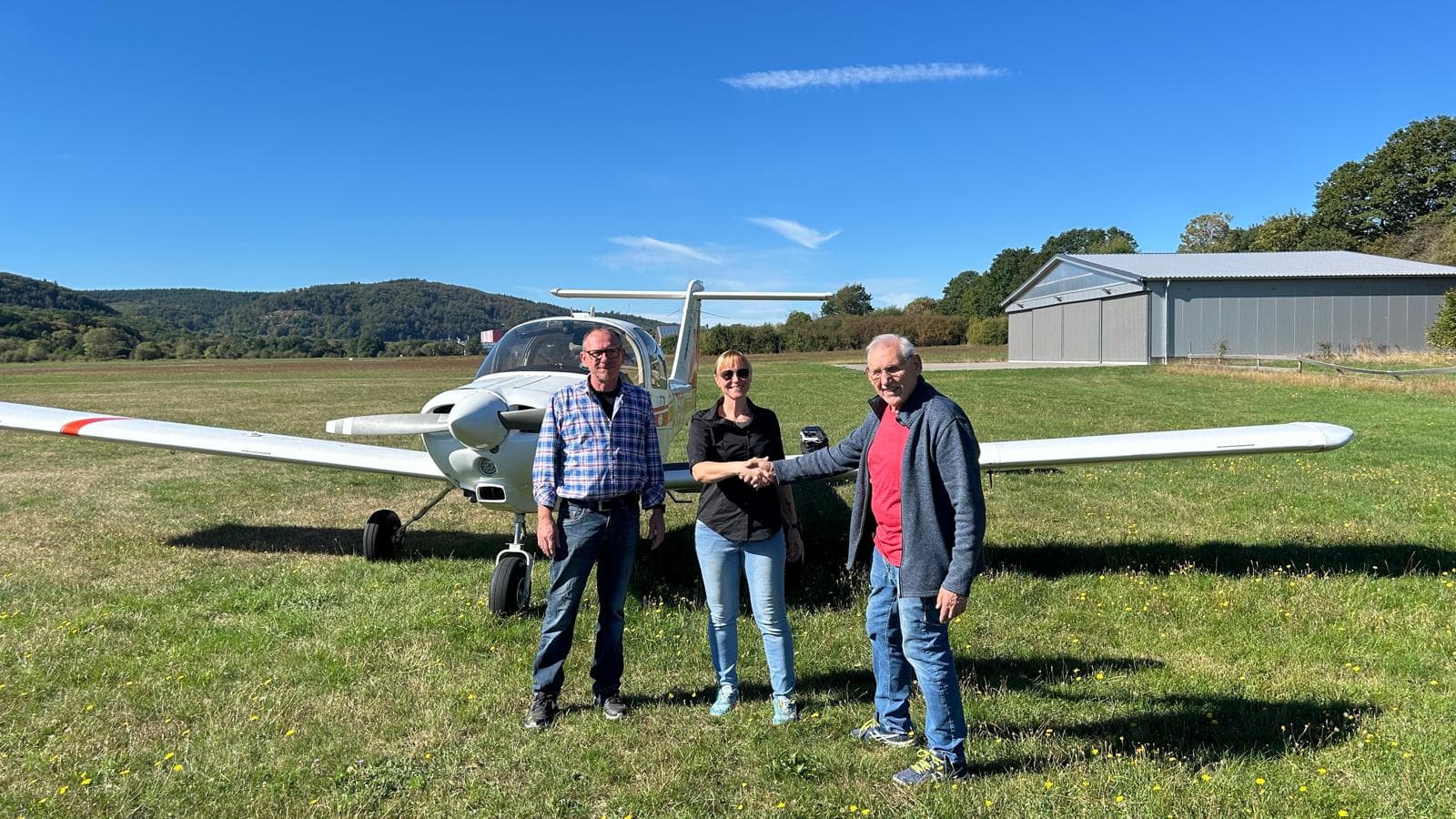Prüfungsflug zum LAPL bestanden