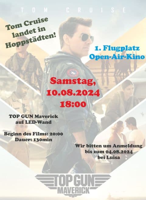 Open Air Kino Flugplatz